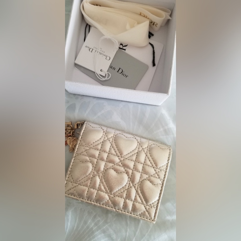 Dior wallet brand lamb skin new retail 1100$